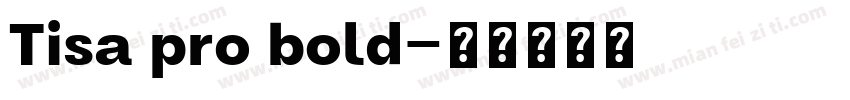 Tisa pro bold字体转换